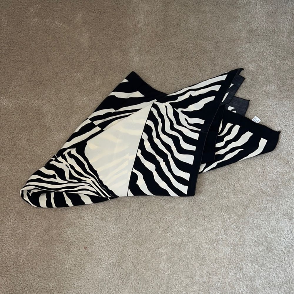 Zebra Print Scarf - NWOT